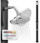 Solardusche Victoria - Bis 60&deg;c &ndash; Mit Schwenkbarem Duschkopf, Fu&szlig;dusche &