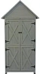 Gartenschrank ''Lena'', Grau, 84 X 45 X 178 Cm - Habau