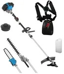 G&uuml;de - 4 In 1 Gartenpflegeset Gps 1001 Multifunktion Heckenschere Sense Trimmer