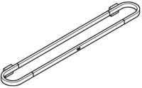 Grohe Badetuchhalter/halter Selection 41056 600mm Supersteel, 41056dc0