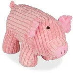 Relaxdays - T&uuml;rstopper Schwein, F&uuml;r Boden, Stehend, Origineller T&uuml;rsack, Pl&uuml;sch