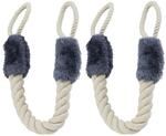 Relaxdays - 8 X T&uuml;rkordel Klemmschutz, T&uuml;rstopper Klinke, Baby T&uuml;rsicherung,