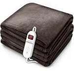 Sinnlein - Heizdecke Elektrisch 160x120cm Braun W&auml;rmeunterbett Xxl Heizmatte