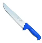 Gerades Fleischermesser 23 Cm Blauer Ergogrip