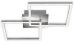 Led Deckenleuchte Dimmbar Drehbar 24w Silber Metall-kunststoff Briloner