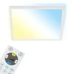 Briloner - Led Panel Dimmbar Fernbedienung Ultraflach Cct 18w Wei&szlig; Kunststoff