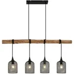 Pendelleuchte 'elrond' Aus Holz F&uuml;r Wohnzimmer & Esszimmer Von Lindby