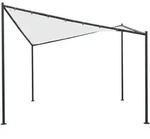 Pavillon Orlando 3,5x3,5 Meter Mit Plane Pvc-bechichtet Weiss
