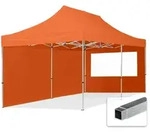 House Of Tents - 3x6 M Faltpavillon, Economy Alu 32mm, Seitenteile Mit