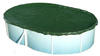 Abdeckplane Oval 490x300 cm Grün mit Übermaß Sommer & Winter Pool Schwimmbad -