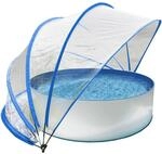 Pooldach 440 X 220 Cm Cabrio Dome Blau - Steinbach