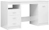 Computertisch,Schreibtisch Hochglanz-Weiß 140x50x76 cm Holzwerkstoff vidaXL