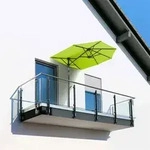 Schneider - Sonnenschirm Salerno Mezza Apfelgr&uuml;n 150 X 150 Cm Balkonschirm