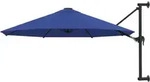 Vidaxl - Sonnenschirm Zur Wandmontage Mit Metall-mast 300 Cm Blau