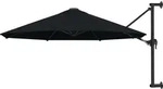 Vidaxl - Sonnenschirm Zur Wandmontage Mit Metall-mast 300 Cm Schwarz