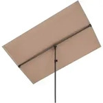 Flex-shade Xl Sonnenschirm 150 X 210 Cm Polyester Uv 50 Taupe