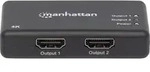 Manhattan 207669 2 Port Hdmi-splitter 4096 X 2160 Pixel Schwarz