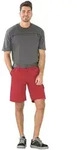 Planam Highline Shorts Rot/schiefer/schwarz Xs
