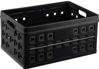 Klappbox The Flap-line Square 54 X 26,5 X 38 Cm (b X H X T) 46l Kunststoff Schwarz