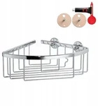 Tesa - 40200-00000-00 Aluxx Eckduschkorb Klebstoff Chrom (gl&auml;nzend)
