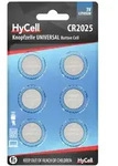 Knopfzelle Cr2025, Lithium, 3 V-, 6 St&uuml;ck - Hycell