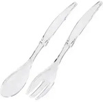 Salatbesteck Vienna 30cm Transparent