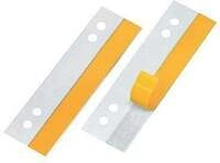 Veloflex - Heftstreifen Heftfix&reg; 3 X 10,5 Cm (b X H) Hartfolie Glasklar 100