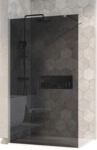 Duschabtrennung Bernstein Walk-in Ex101 Nano Echtglas 10mm Graues Glas 90cm