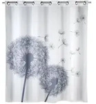 Fp - Wenko Anti-schimmel Duschvorhang Astera Flex Polyester, 180 X 200 Cm, Waschbar