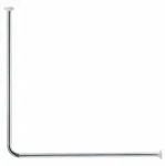 Universalstange F&uuml;r Duschvorhang Variabel 90 X 90 Cm - 80 X 170 Cm Befestigung F&uuml;r