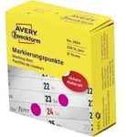 Avery Zweckform 3854 Markierungspunkte, &Oslash; 19 Mm, 1 Rolle/250 Etiketten, Magenta