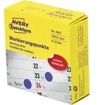 Avery Zweckform Markierungspunkt Avery Zweckform 19mm Papier Blau 250 Etik./rl.