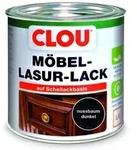 M&ouml;bel Lack L4 125 Ml Nussbaum Dunkel Holzlasur - Clou