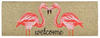Esschert Design - Teppich aus Kokosfasern mit Flamingomuster