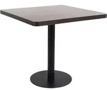 Bistrotisch Dunkelbraun 80x80 Cm Mdf - Vidaxl