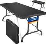 Buffettisch Tisch Klappbar Kunststoff 183x76 Cm Campingtisch Partytisch Klapptisch