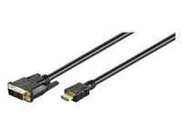 Hdmi Kabel ® HDMI-Stecker/DVI-D-Stecker 3m schwarz