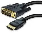 Hdmi-kabel Typ A -> Dvi (24 +1) M / M 2,00 M Schwarz