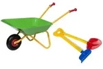 Rolly Toys - Schubkarre Mit Schaufel Und Rechen, Metallschubkarre F&uuml;r Kinder