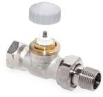 Thermostatventil V-exact Ii Durchgang 3/8' Kvs 0.73 Rg Vernickelt 3712-01.000 -