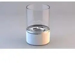 Tisch- Und Terrassenfeuer Turm Wei&szlig;er Fu&szlig;, 100 Mm &Oslash;