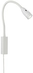 Fischer - Led Schwanenhals Leseleuchte Sten Wei&szlig; Dimmbar, Breite 4cm