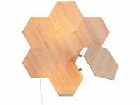 Wood Starterset led Panel tunable white 7x 4W 22lm - brown - Nanoleaf