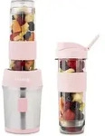 Mini Blender - Smoo12 - 300 W - 570 Ml - Rose Pastel - 2 Gourdes Incluses