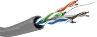Goobay - Cat 6 Netzwerkkabel, U/utp, Grau, Kupferkaschierter Aluminiumleiter (cca),
