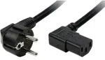 Strom Anschlusskabel [1x Schutzkontakt-winkelstecker - 1x Kaltger&auml;te-stecker C13]