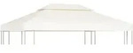Ersatz&uuml;berdachung Pavillon 310 G/m2 Cremewei&szlig; 3x4m