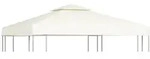 Pavillon-ersatzdach 310 G/m2 Cremewei&szlig; 3x3 M Vidaxl