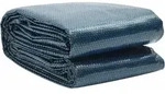 Treibende Pool-solarplane Pe 260x160 Cm Schwarz Und Blau Vidaxl