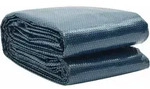 Treibende Pool-solarplane Pe 381 Cm Schwarz Und Blau Vidaxl